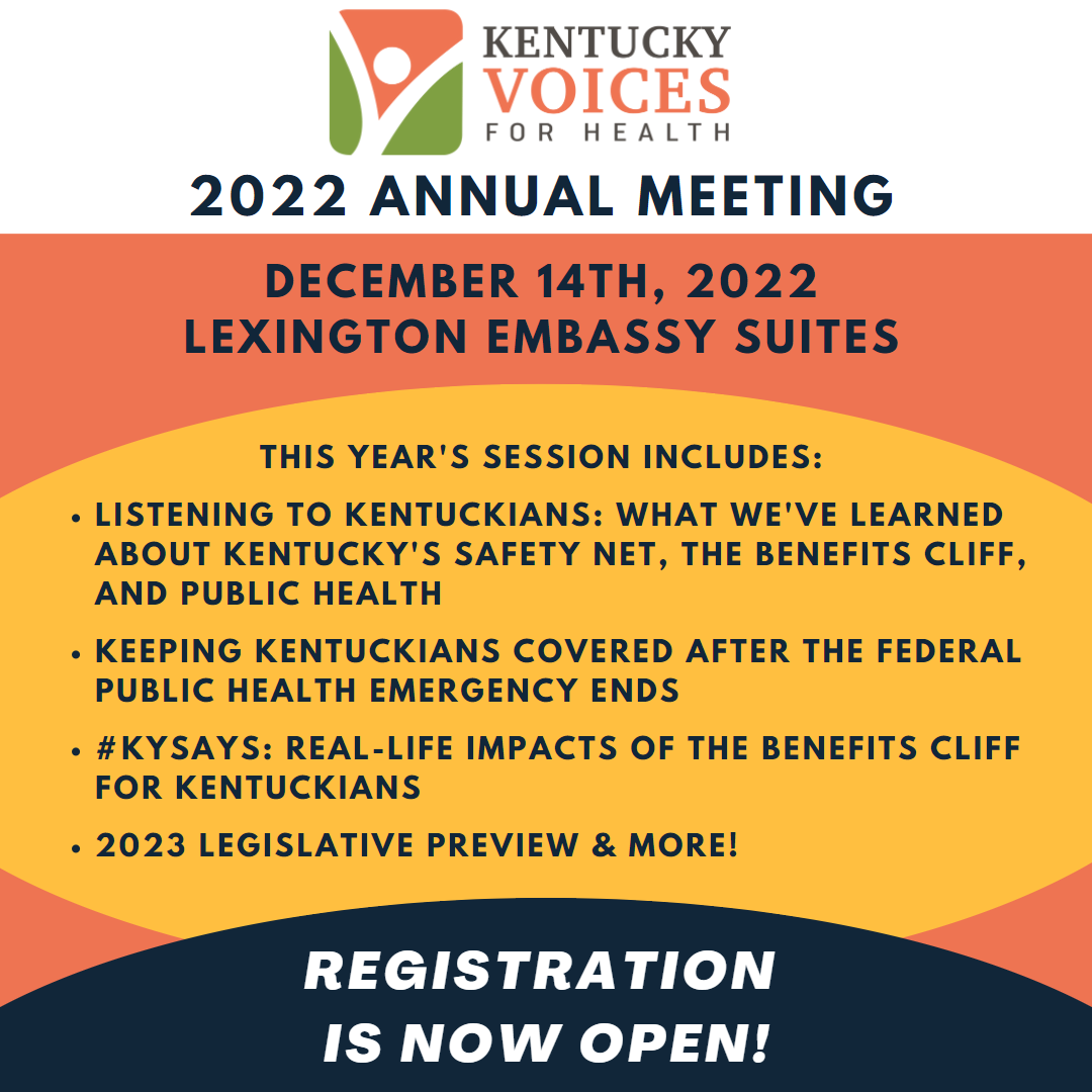 Kentucky Voices for Health 2023 Annual Meeting is December 5th, 2023